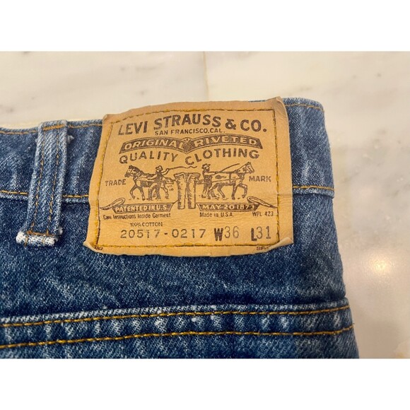 MEN'S VINTAGE LEVI'S 517 Orange Tab, 35"x29" (actual) - Picture 4 of 8
